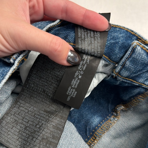 NWT Zara The Straight Cropped In Indigo - Picture 7 of 7